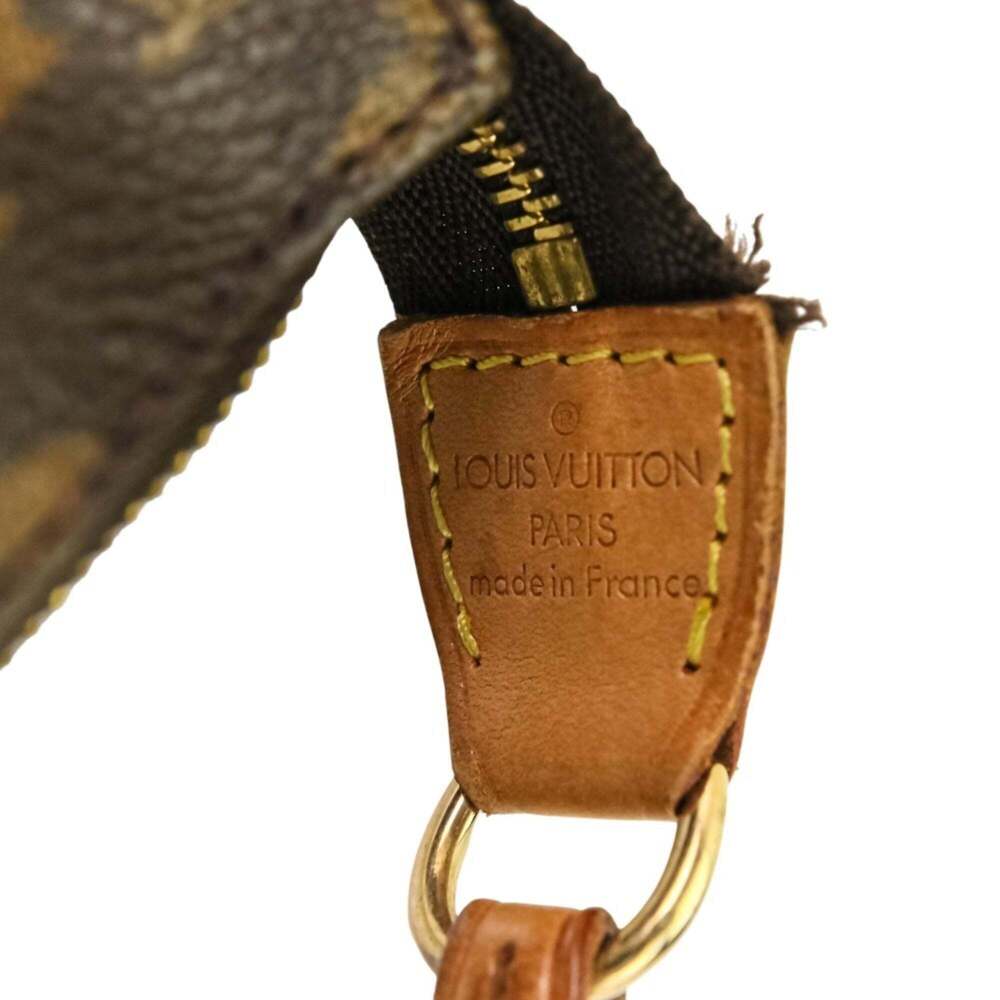 LOUIS VUITTON Authentic Brown Monogram Pochette Pouch - Picture 10 of 15